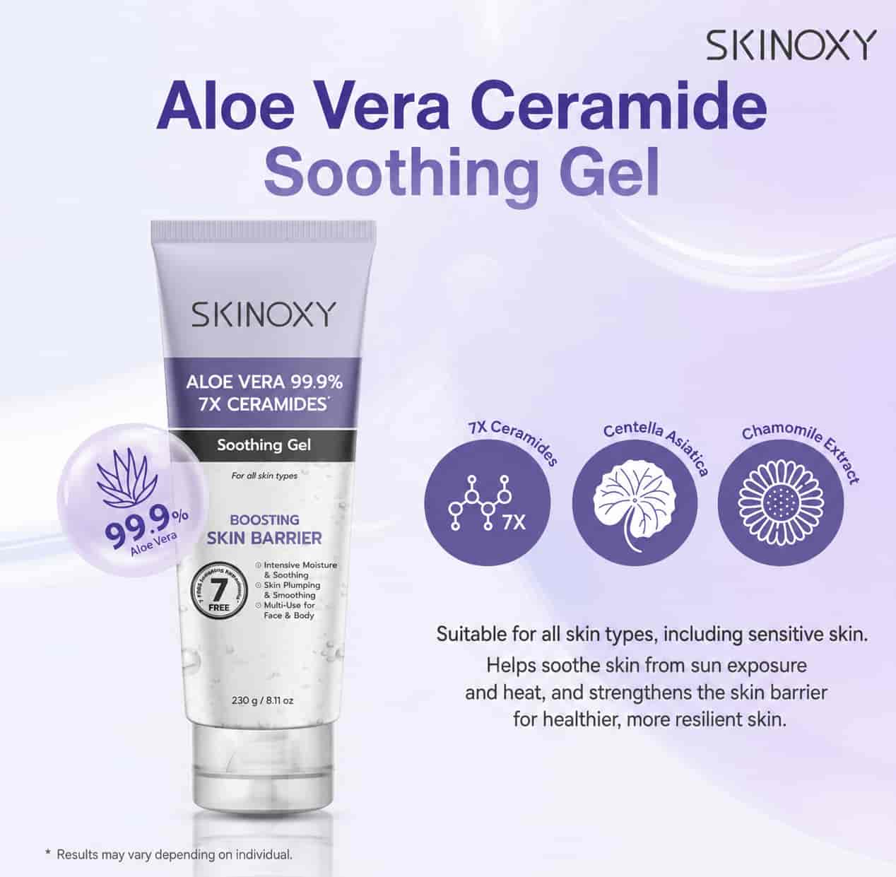 Skinoxy Aloe Vera Soothing Gel  3