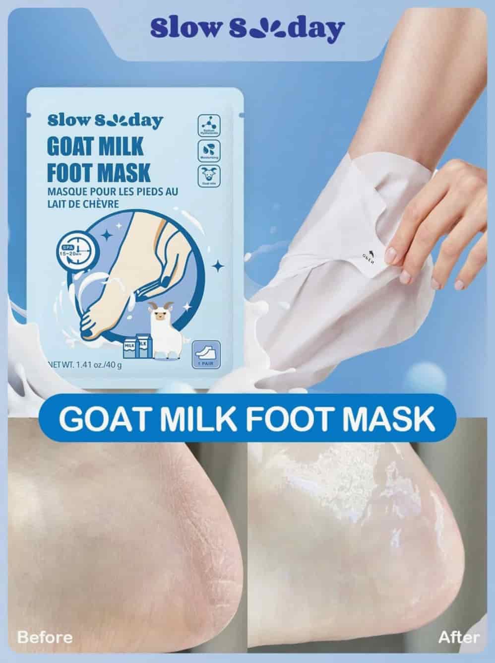 SlowSunday Foot Mask 40g 2