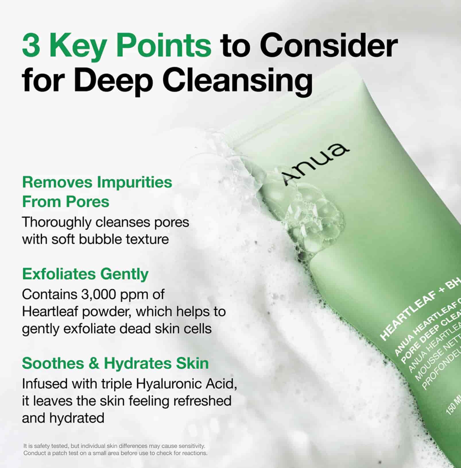 Anua Heartleaf Quercetinol Pore Deep Cleansing Foam 7