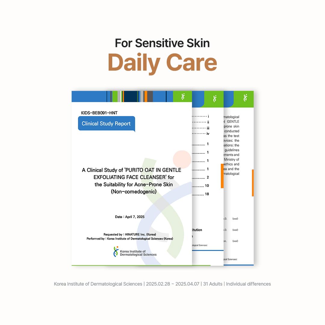 PURITO – Oat In Gentle Exfoliating Face Cleanser 4