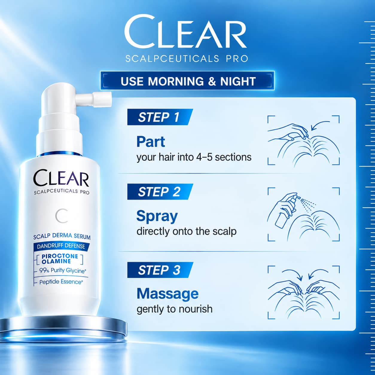 Clear Saclpceuticals Pro Scalp Derma Serum Dandruff Defense 6