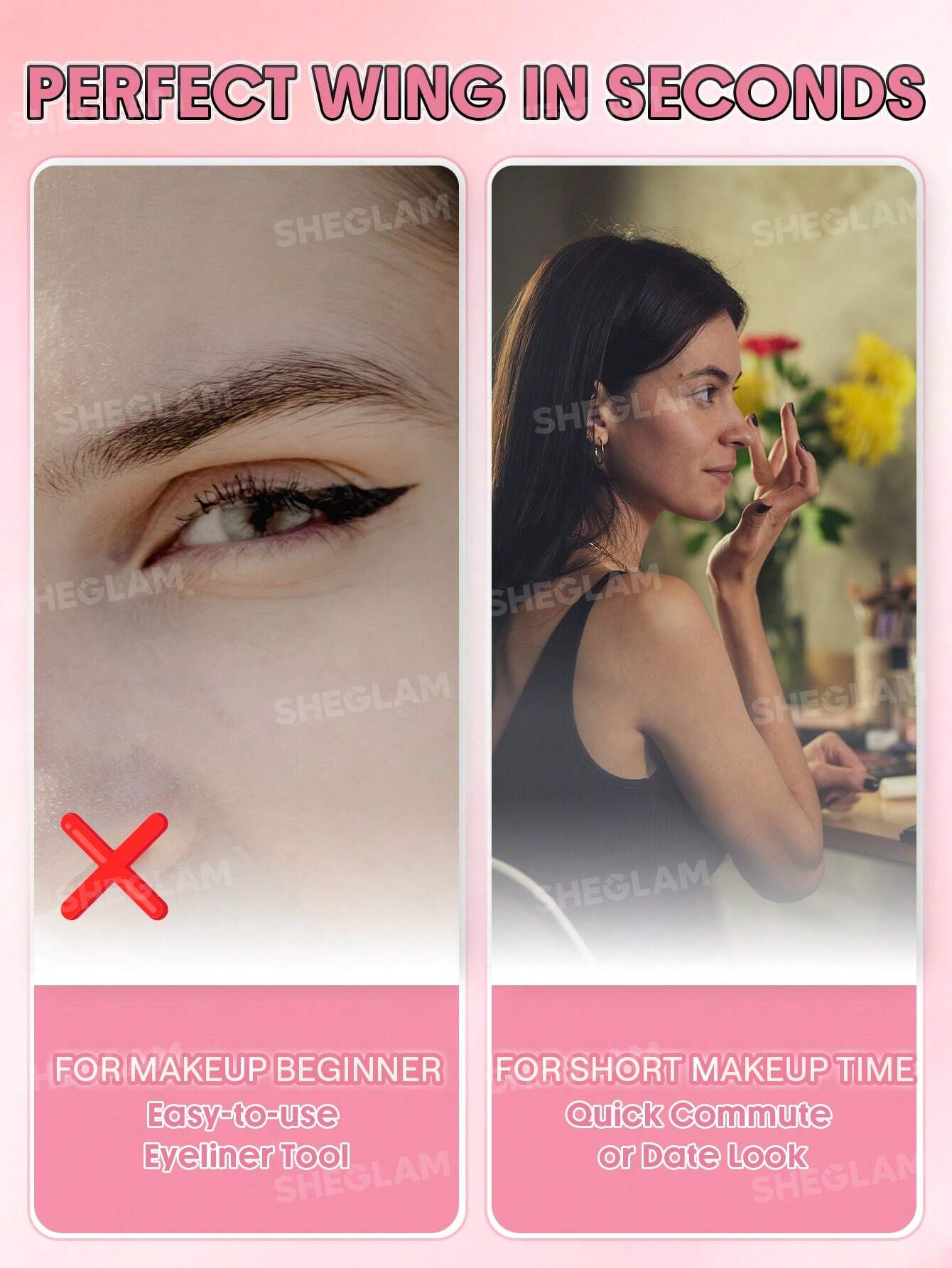 Sheglam Insta-Wing Heart Stamp Eyeliner 3