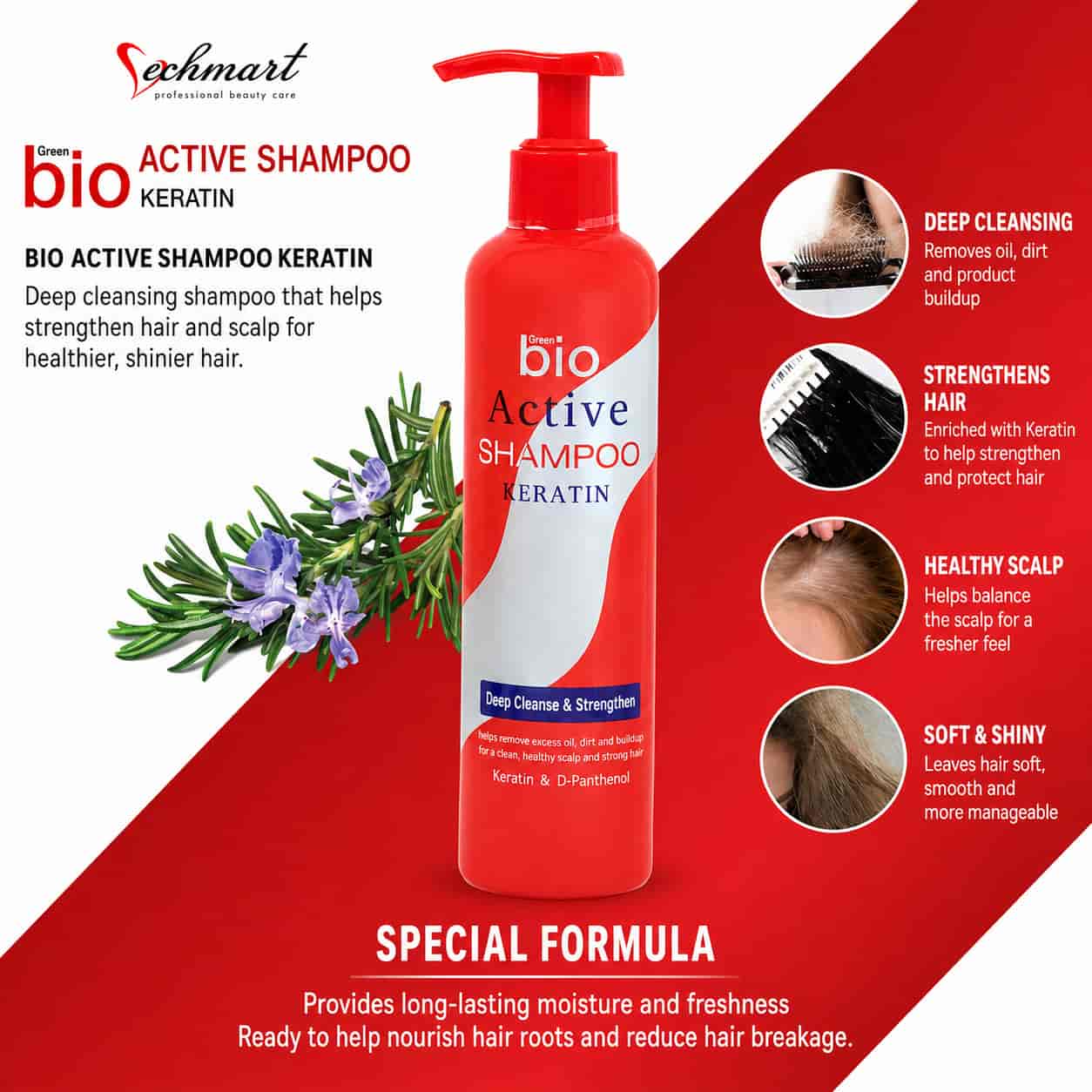 Green Bio Active Shampoo Keratin 2