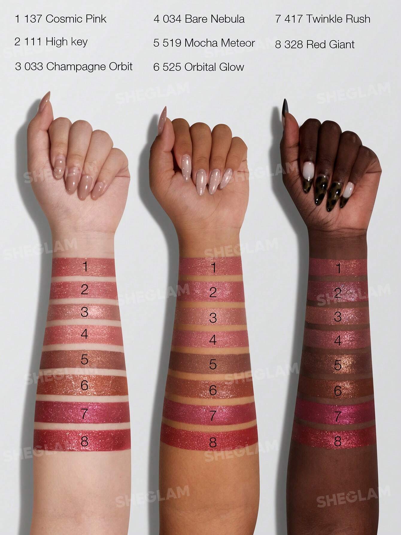 Sheglam Stardust Swipe Glitter Liquid Lipstick 3
