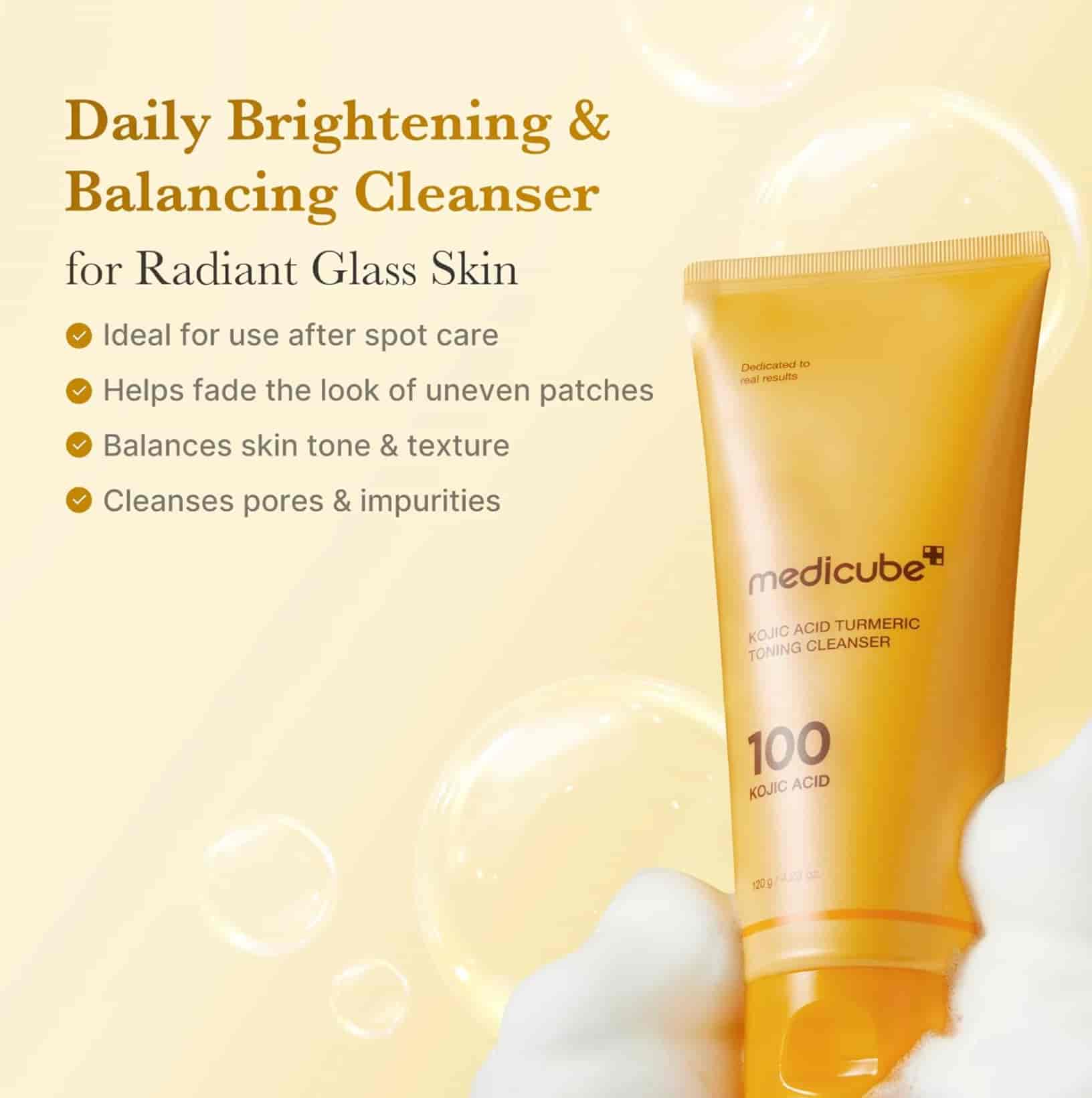 Medicube – Kojic Acid Turmeric Toning Cleanser 3