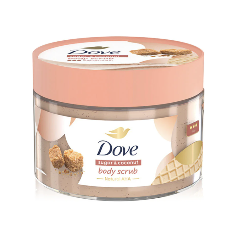 Dove Sugar Coconut Body Scrub 280g