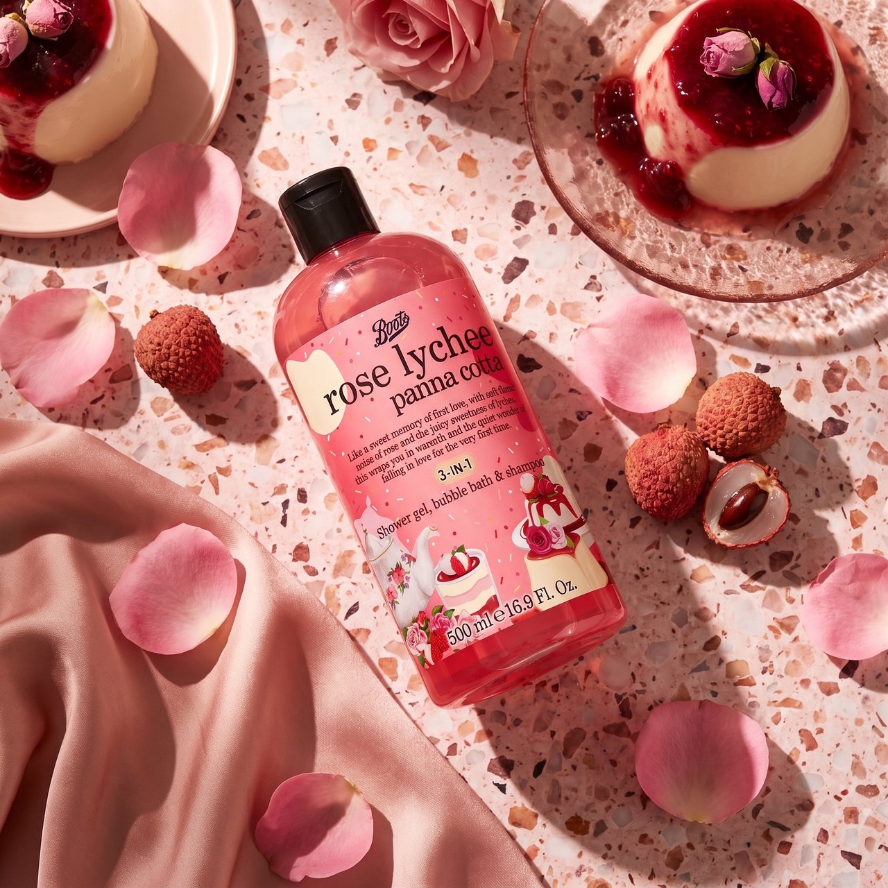 Boots Shower Gel Bubble Bath & Shampoo 3