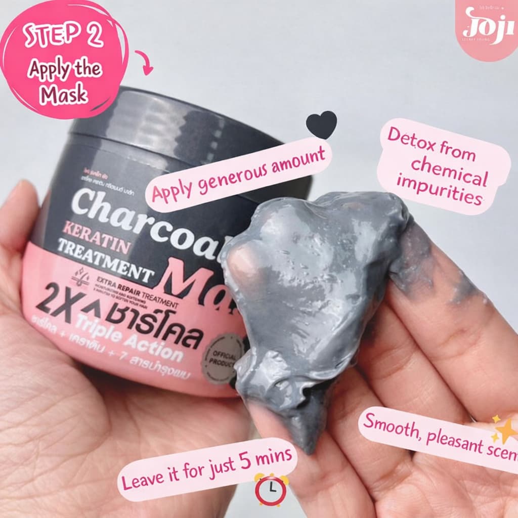 JOJI Secret Young Charcoal Keratin Treatment Mask 2