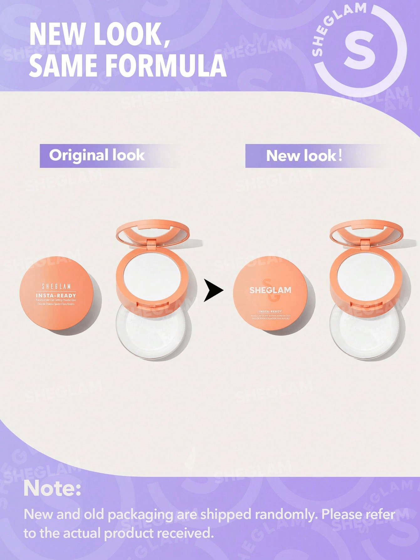 Sheglam Insta-Ready Face & Under Eye Setting Powder Duo 3