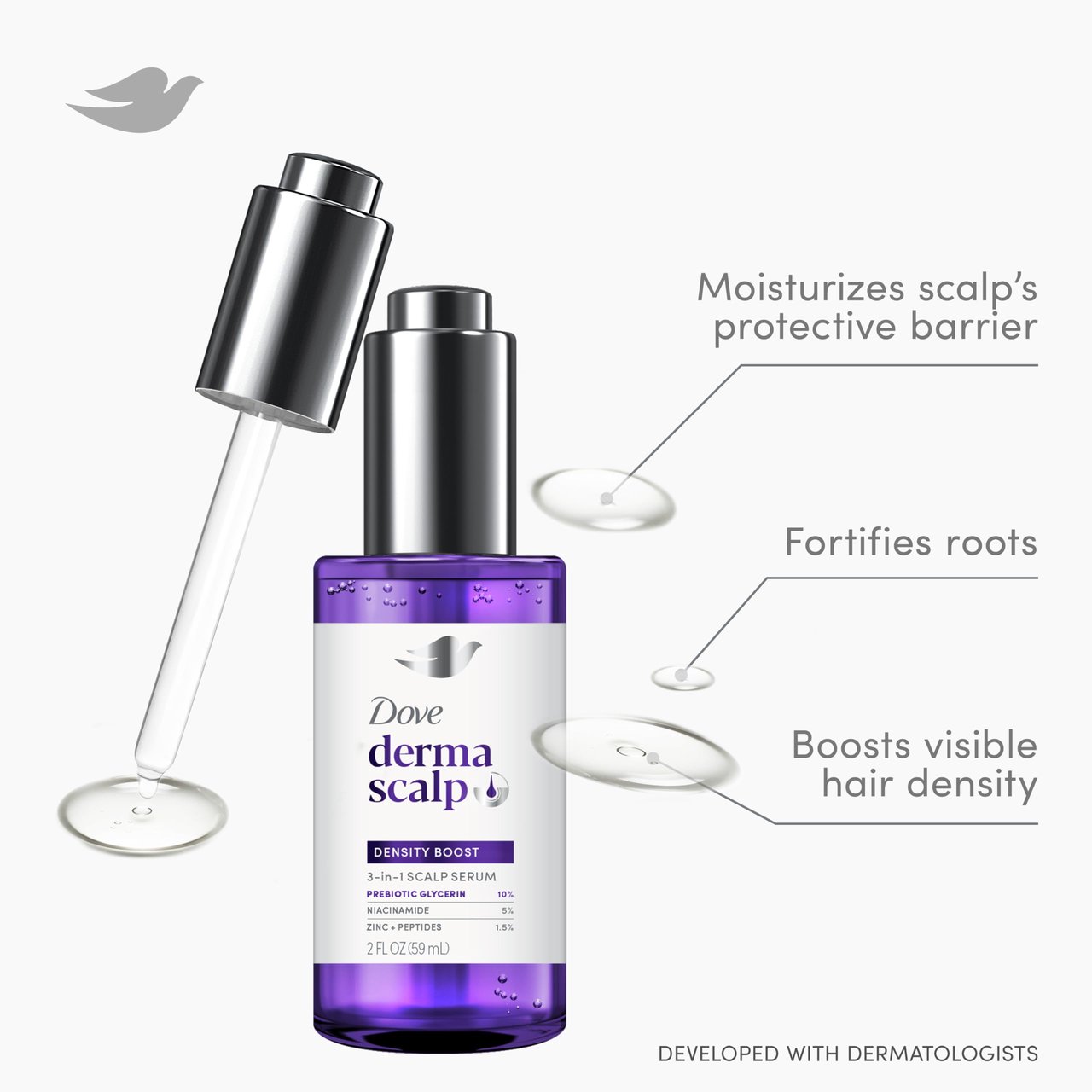 DOVE Derma Scalp Serum  2