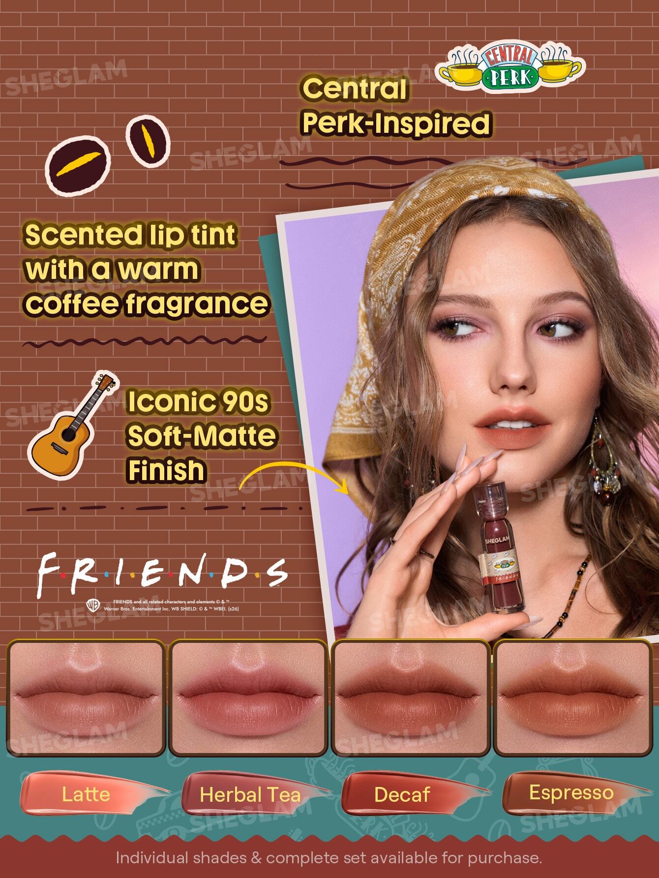FRIENDS™ | SHEGLAM Central Perk Blurring Lip Tint 6