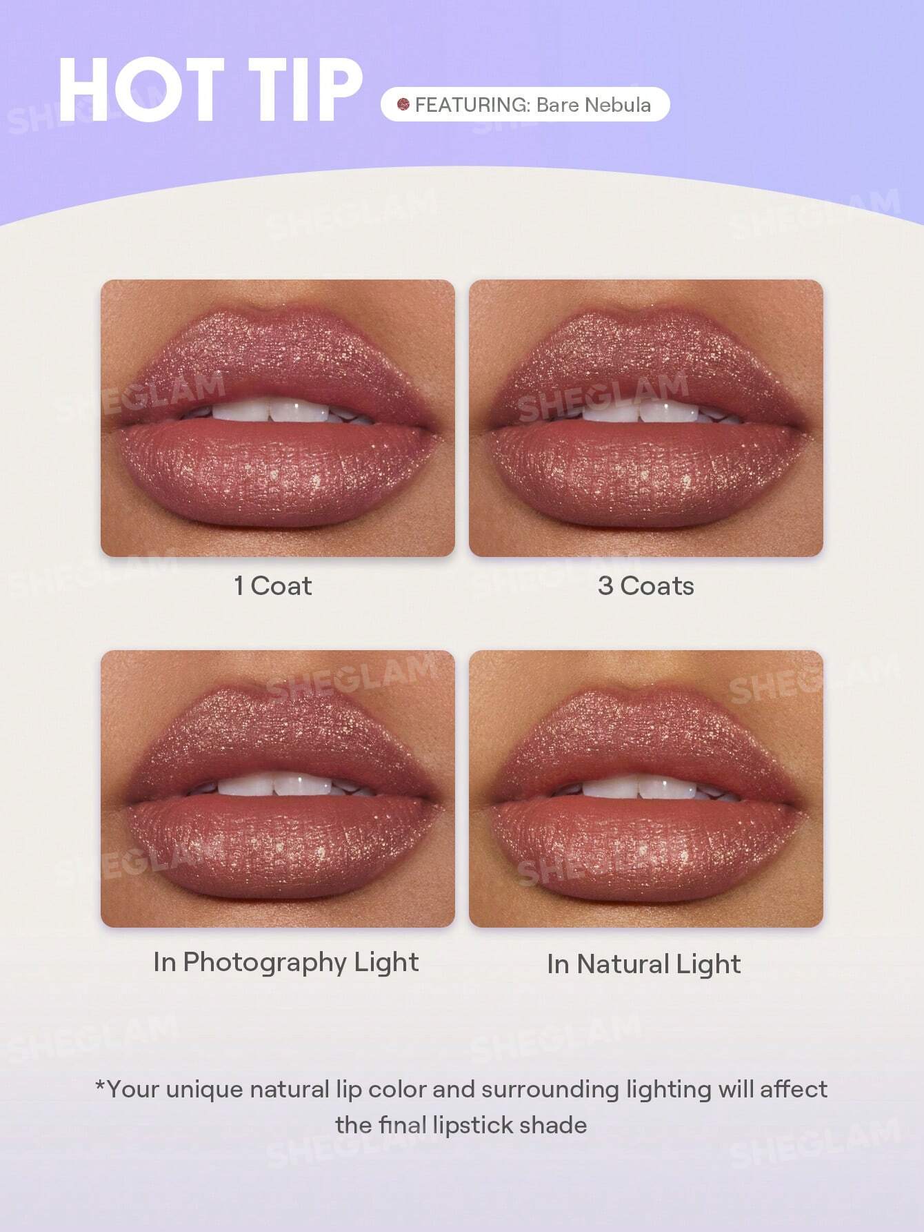 Sheglam Stardust Swipe Glitter Liquid Lipstick 4