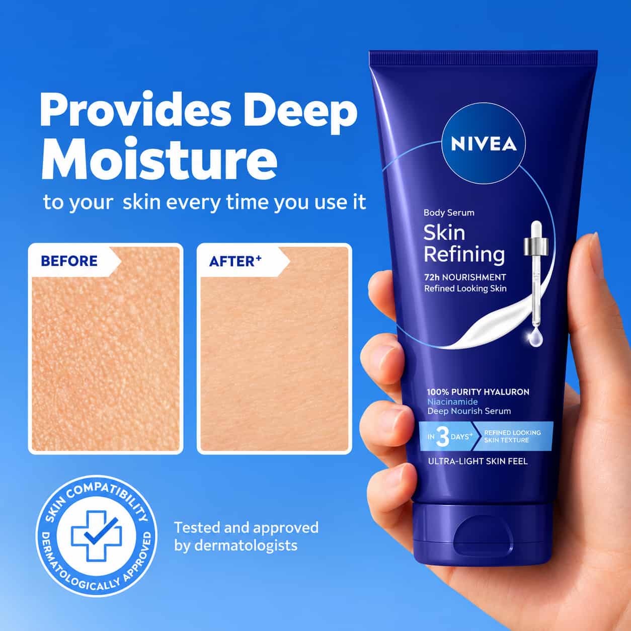NIVEA Body Serum Skin Refining  6