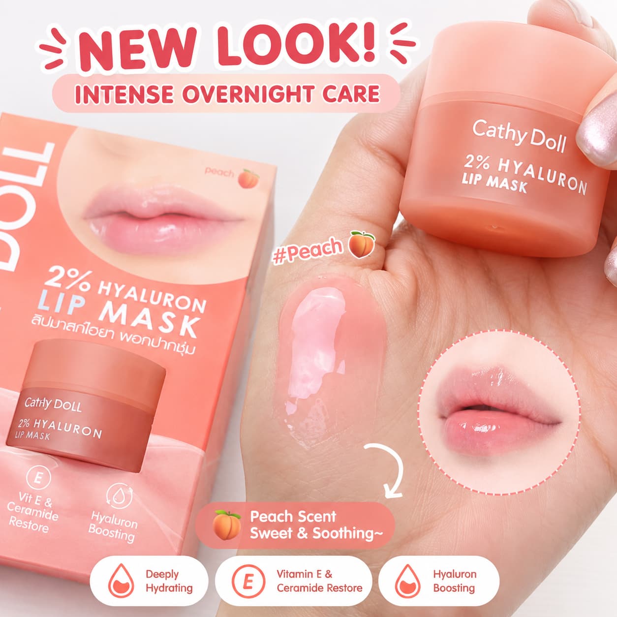 Cathy Doll 2% Hyaluron Lip Mask 4.5g 4