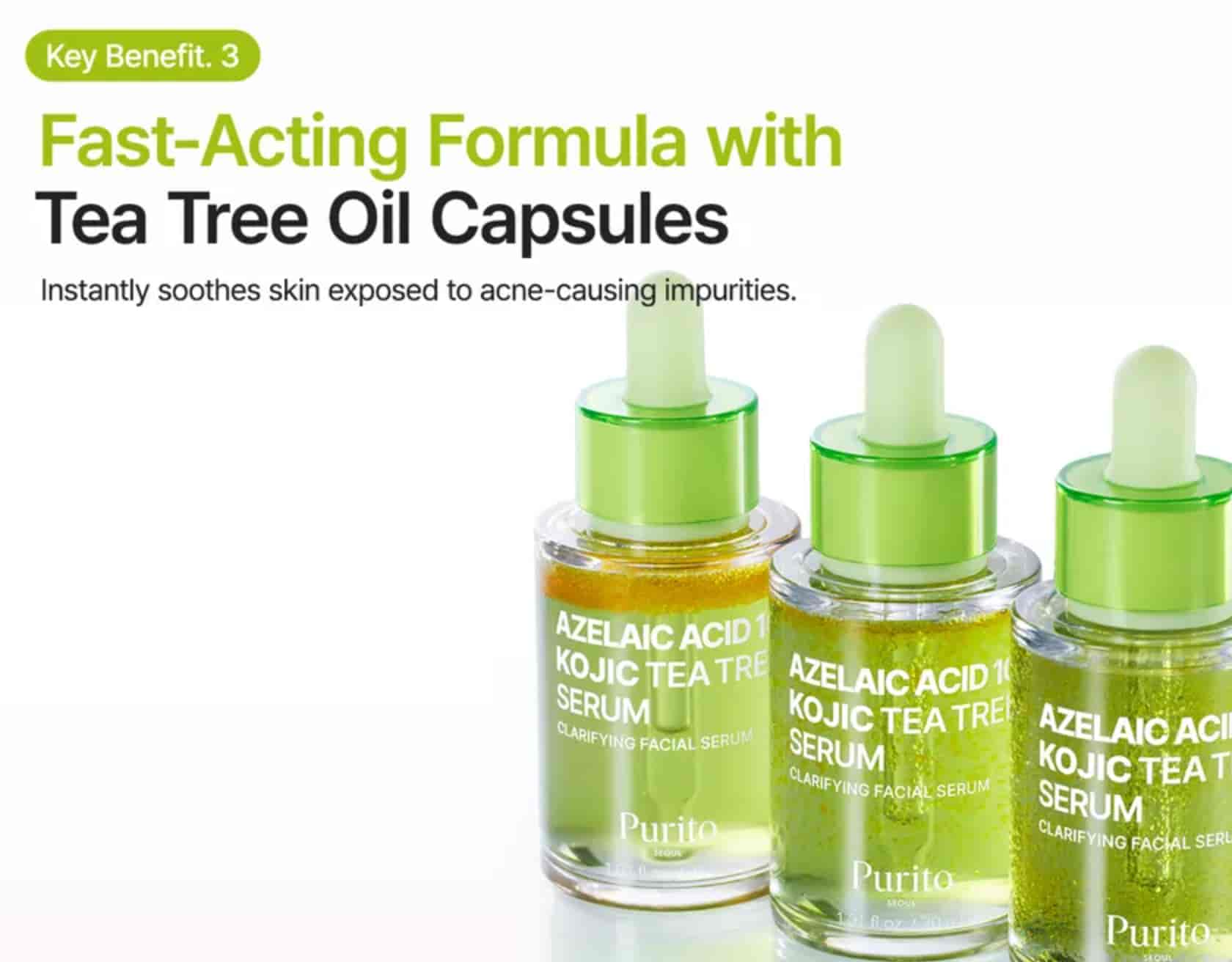 Purito SEOUL - Azelaic Acid 10 Kojic Tea Tree Serum 6