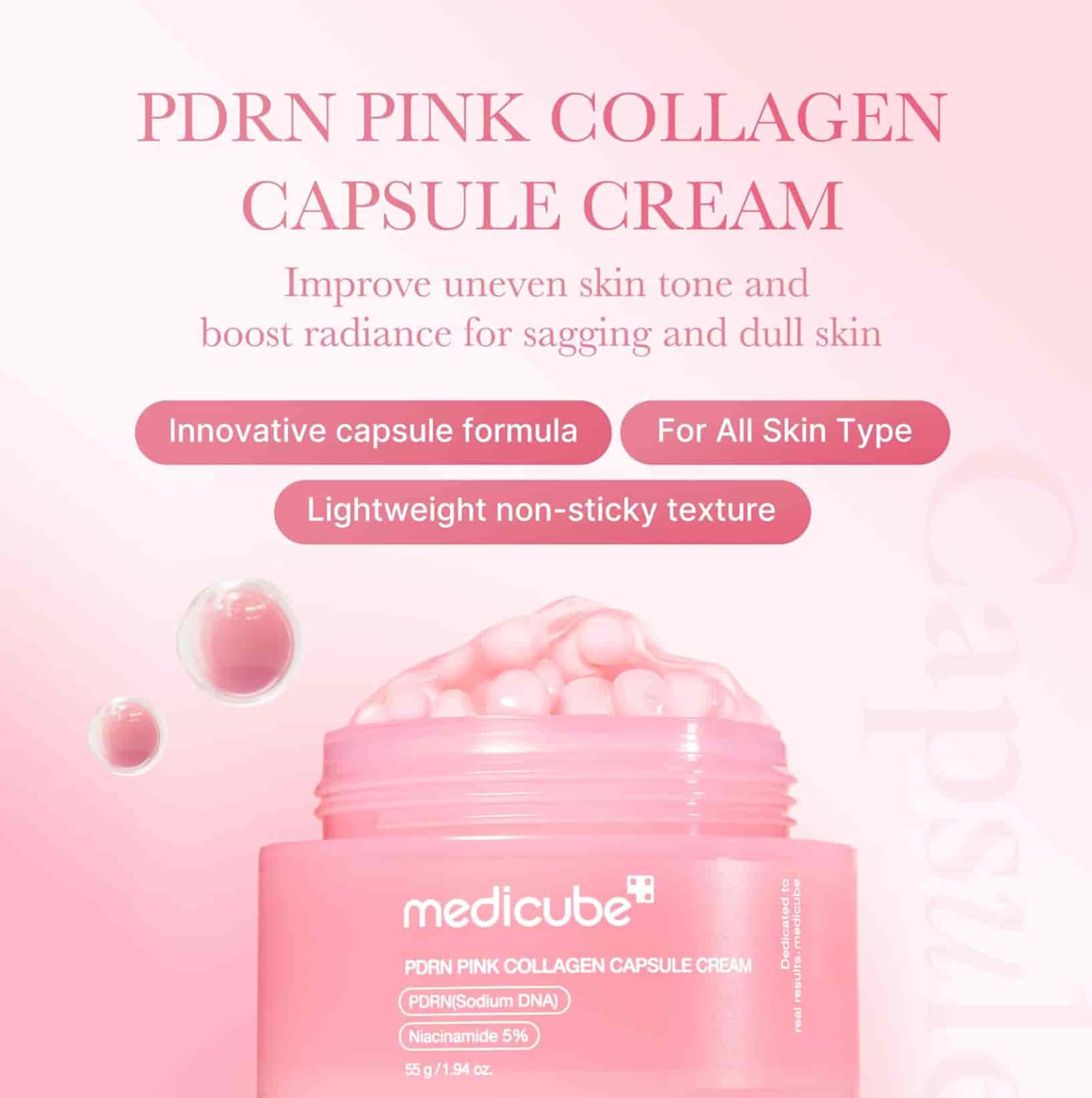 Medicube – PDRN Pink Collagen Capsule Cream 6
