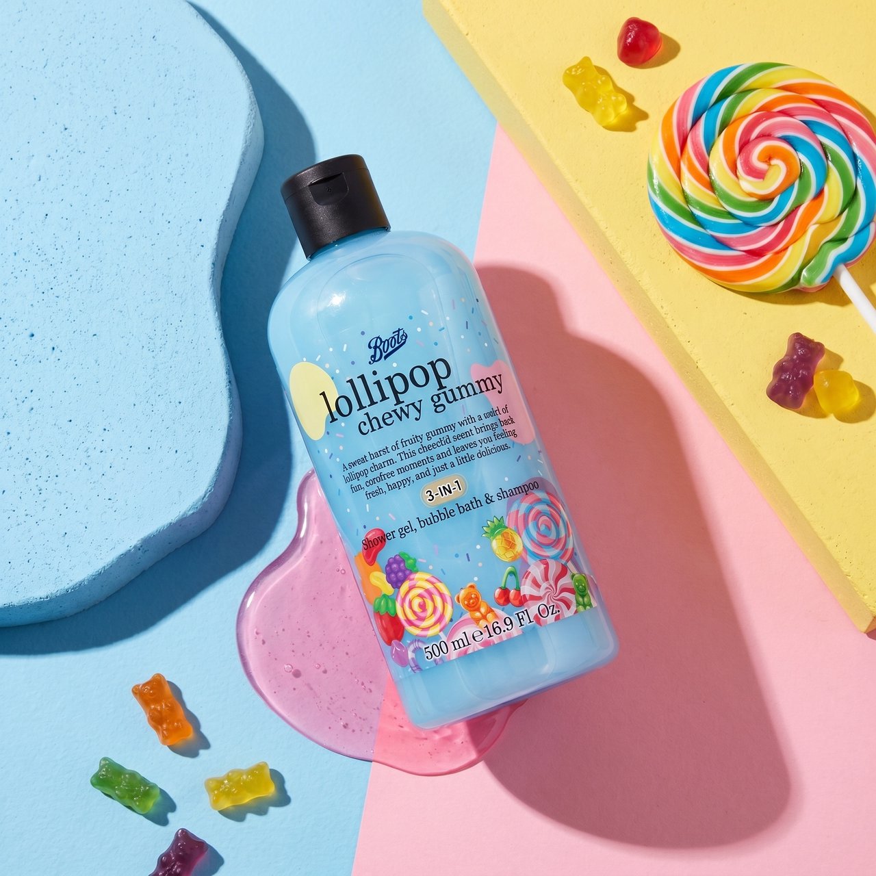 Boots Shower Gel Bubble Bath & Shampoo 3