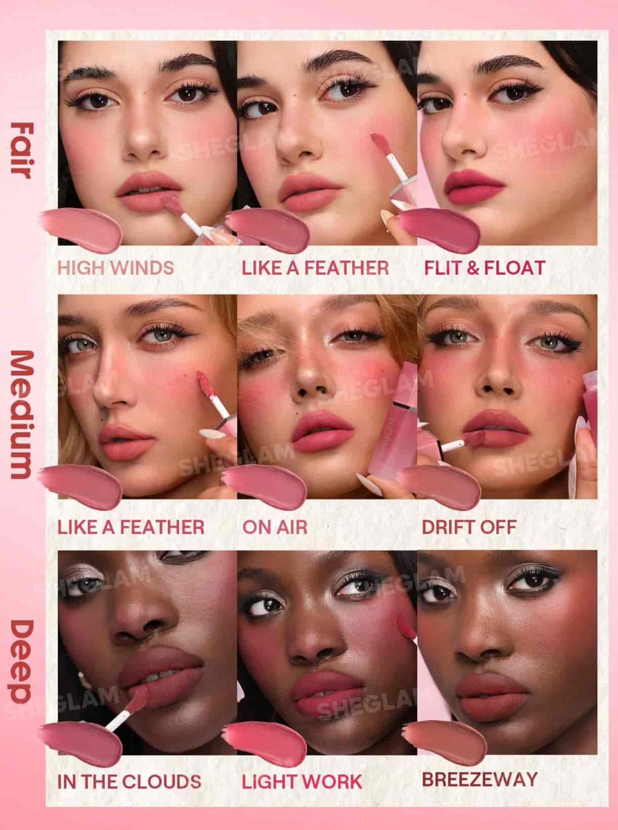 Sheglam Air Plush Lip & Cheek Cream-Flit & Float 4