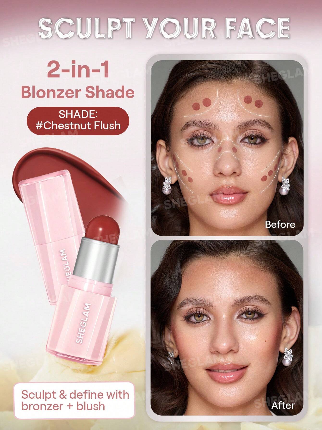 Sheglam Buttery Bliss Blush Stick 2