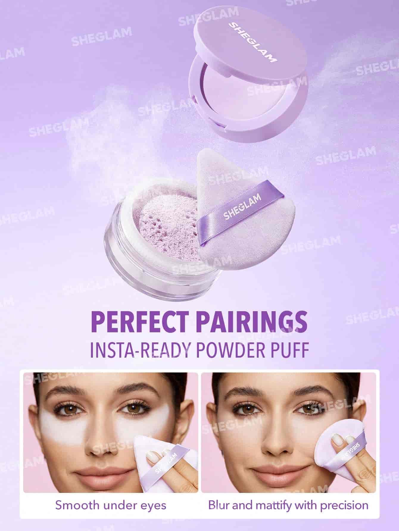 Sheglam Insta-Ready Face & Under Eye Setting Powder Duo 8