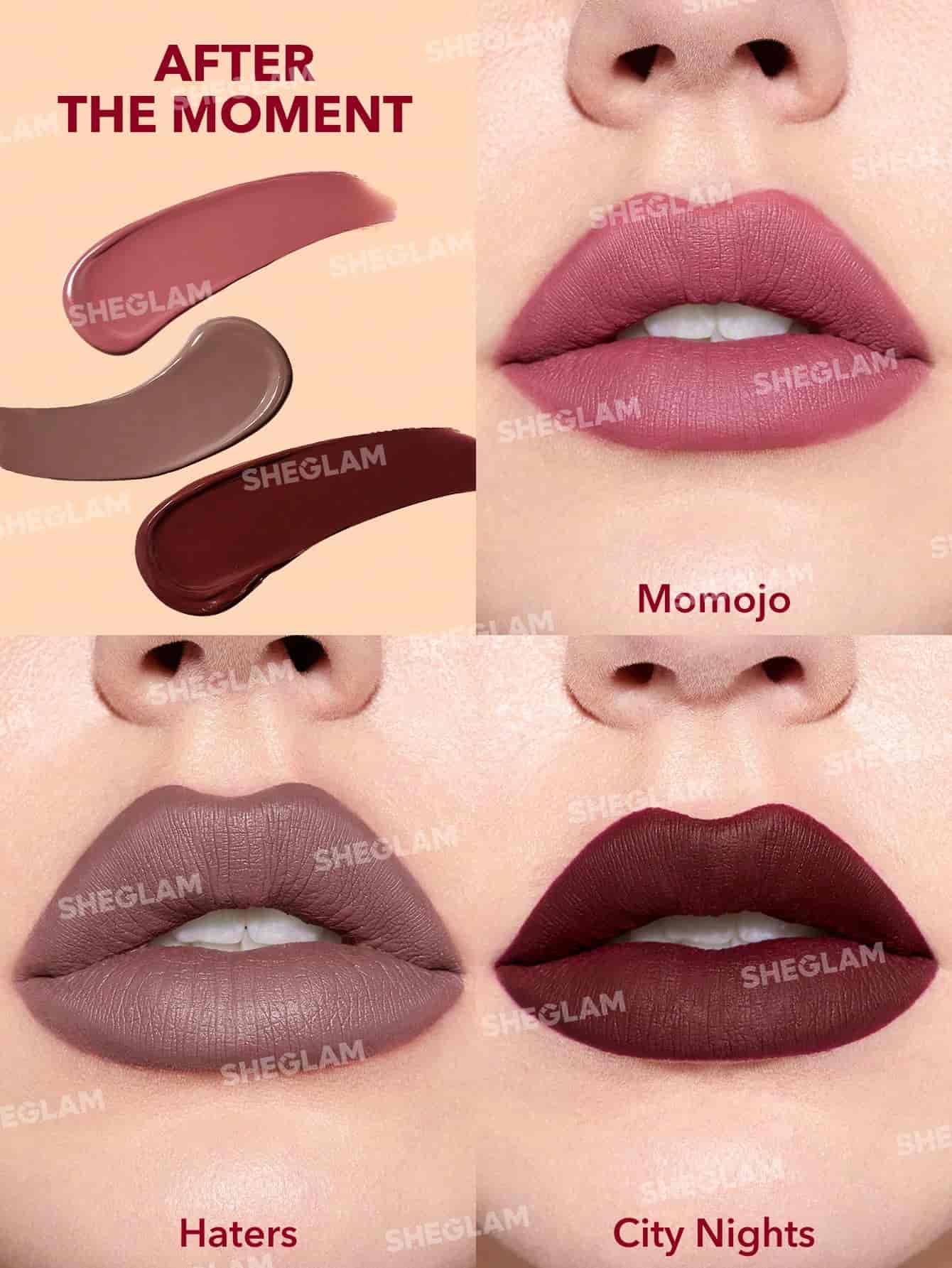 Sheglam Matte Allure Mini Liquid Lipstick Set (3pcs) 3