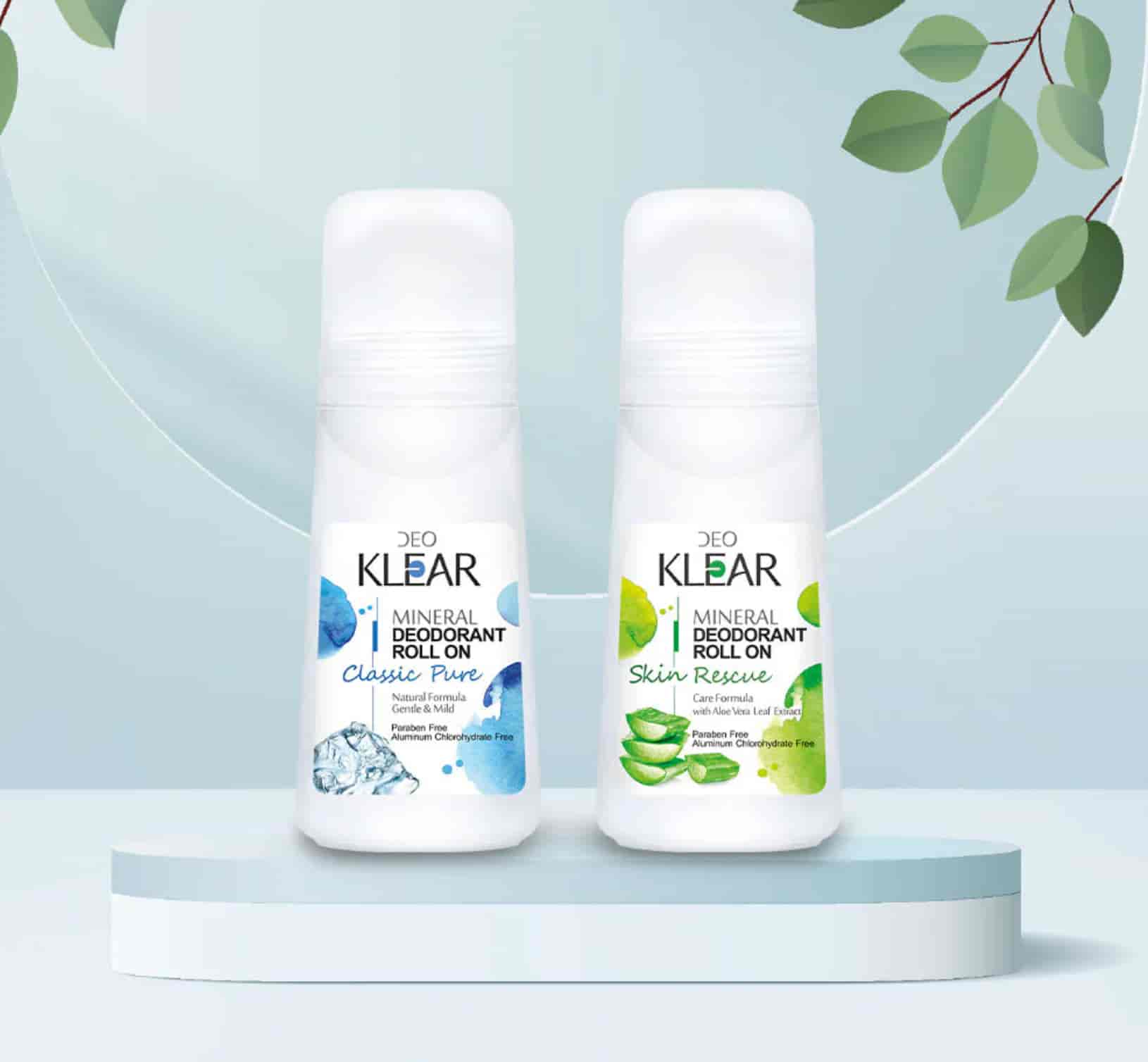 DEOKLEAR Mineral Deodorant Roll-On  2