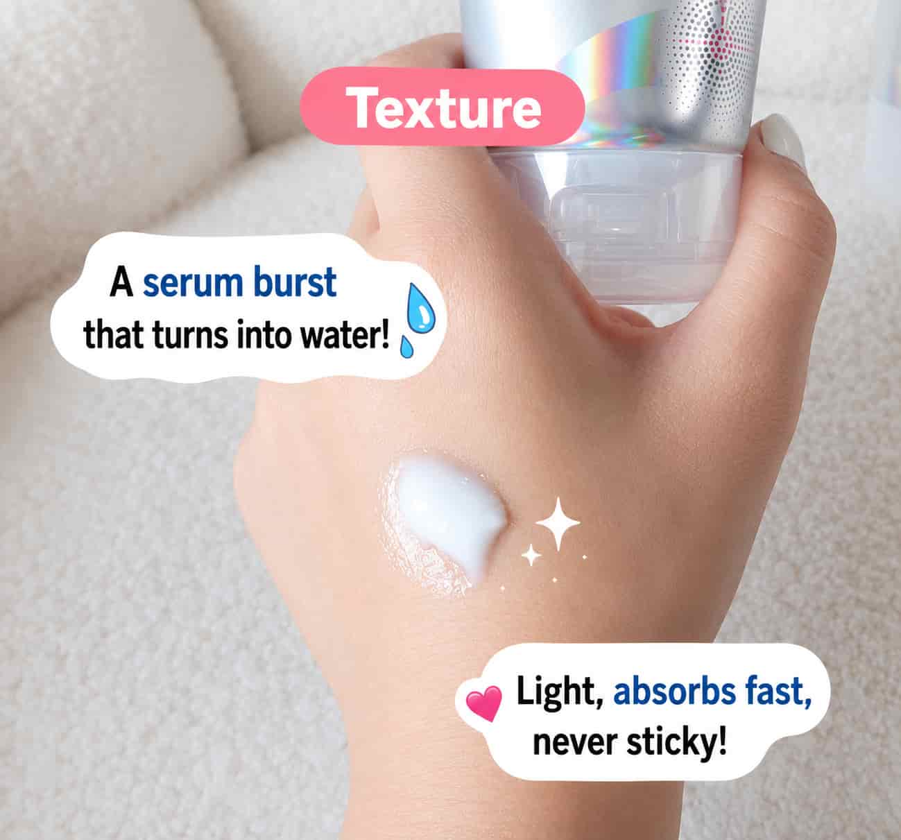 Vaseline Gluta-Hya PDRN Serum Burst Lotion  3