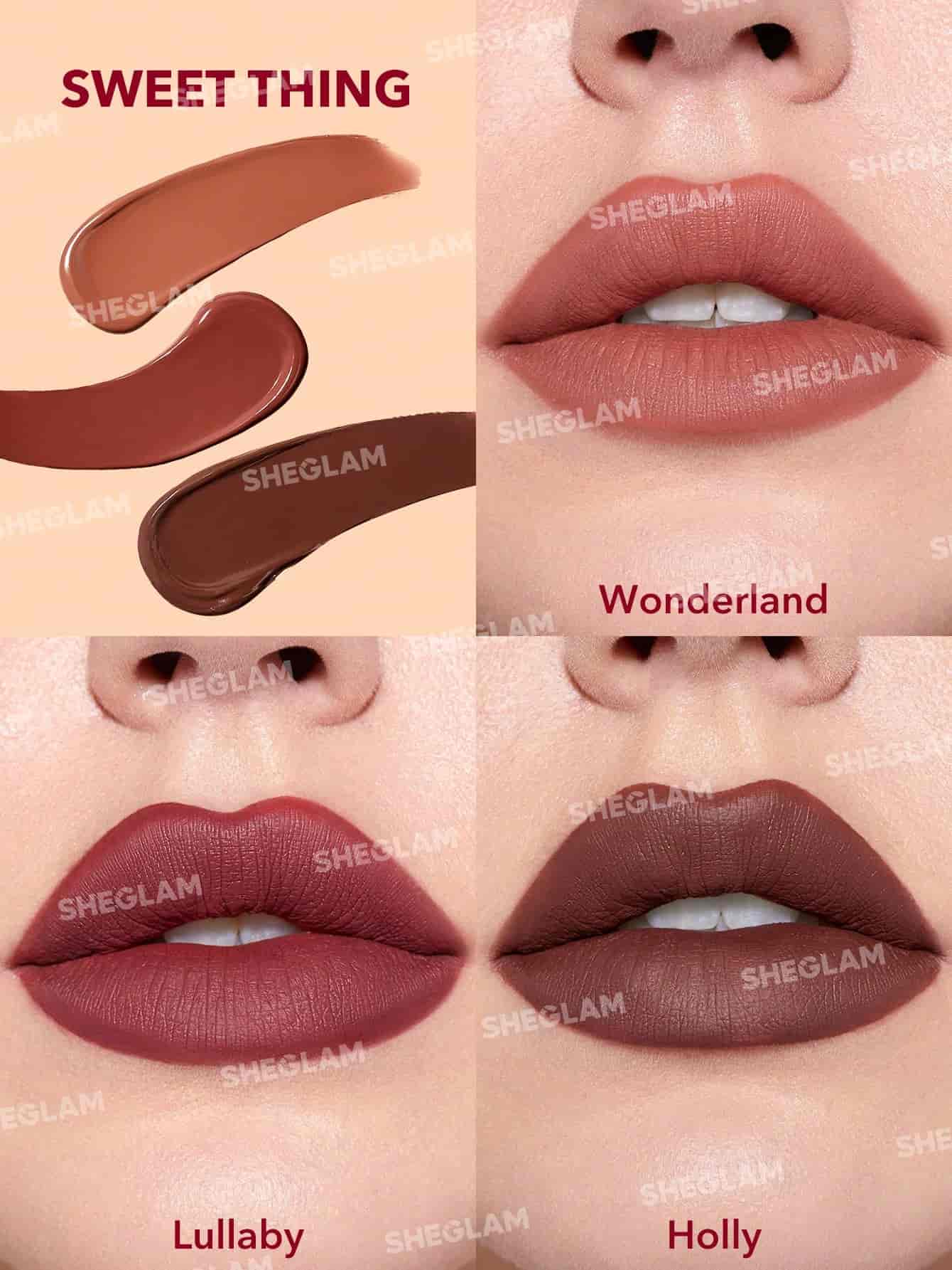 Sheglam Matte Allure Mini Liquid Lipstick Set (3pcs) 2